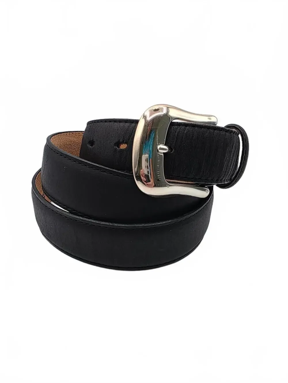 Leegin Tony Lama Mens Classic Genuine Leather Belt Style 0203L Size 40 Black
